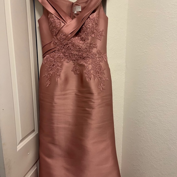 Gia Franco 12005 off the shoulder Mother of the Bride Dress - Picture 8 of 9